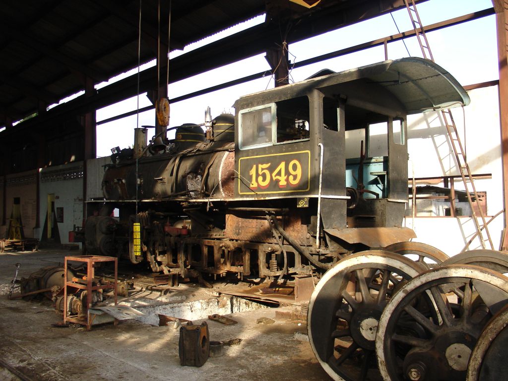 In diesem Museum wurden auch noch einige Dampfloks von der Zuckerrohrtransportbahn erhalten.