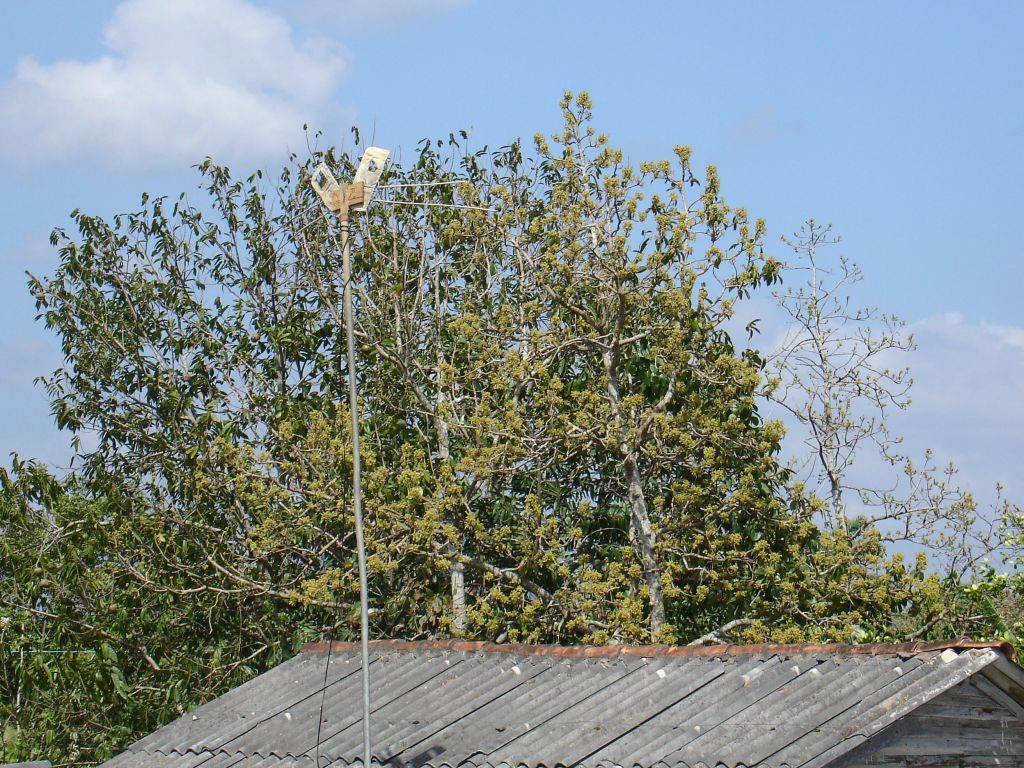 Fernsehantennen haben oft ein abenteuerliches Aussehen.