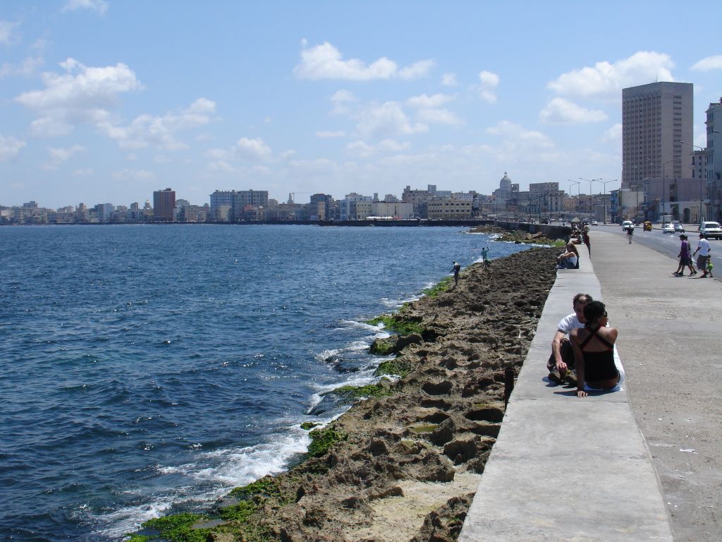 Der Malecón, die Uferstraße von Havanna.
