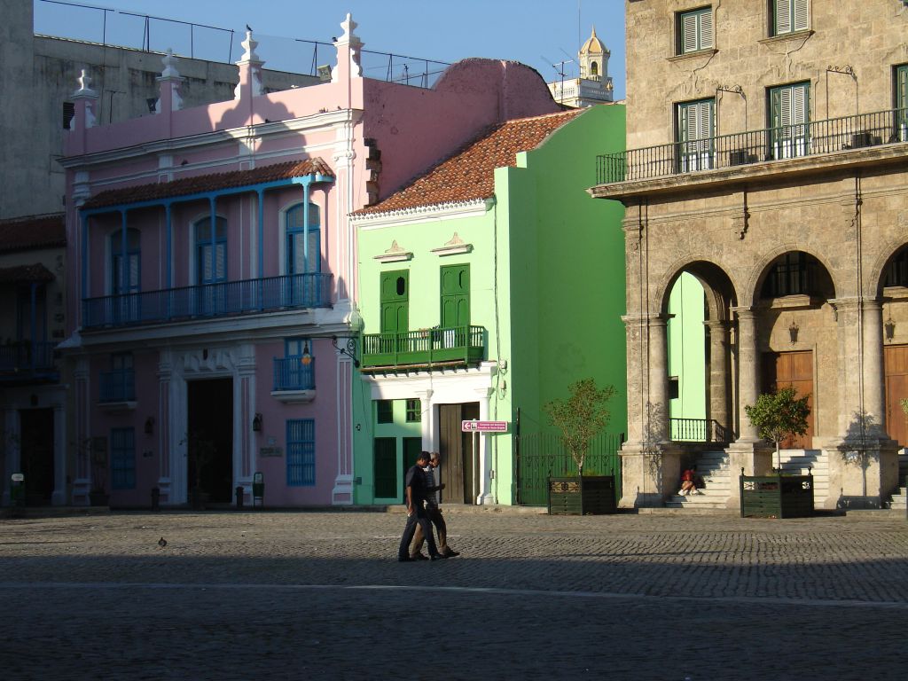 Nicht alle Häuser in Havanna sind so gut renoviert wie diese ...