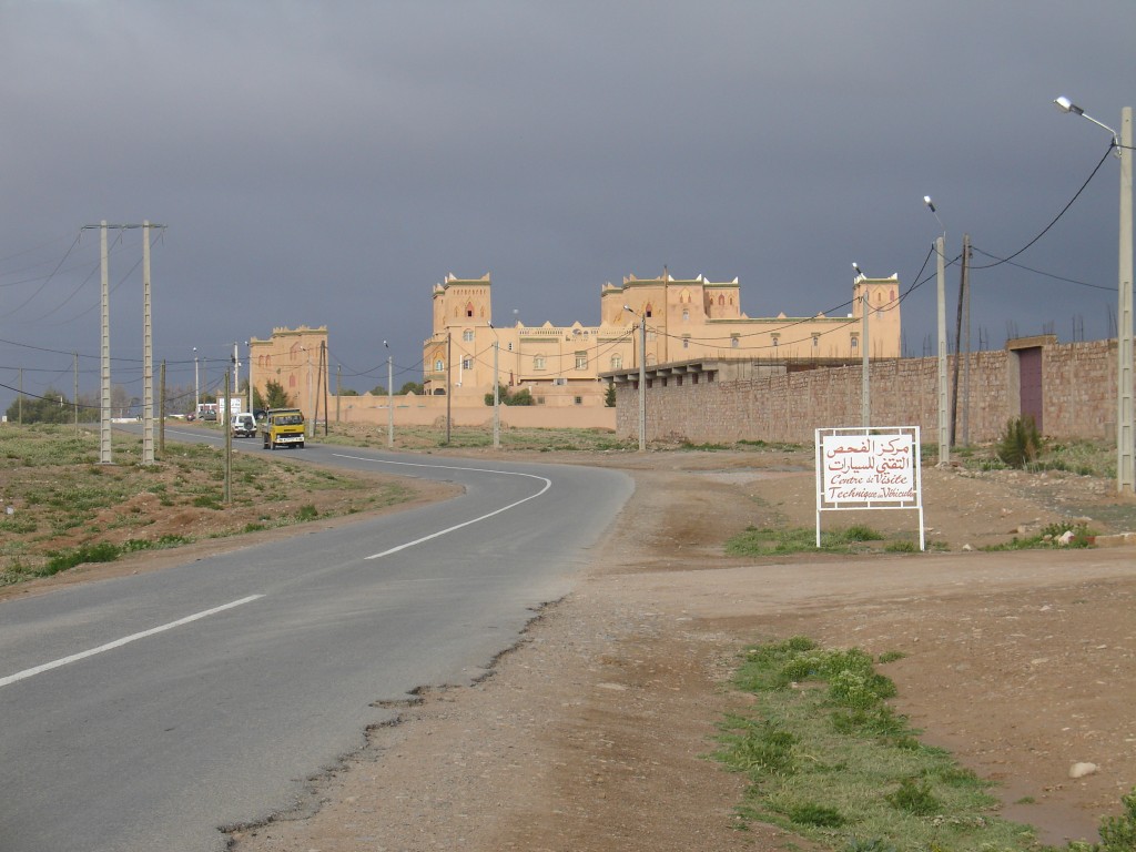 Dieses Hotel ist in einer Kasbah, einer alten Lehmburg, untergebracht.