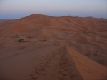 Wüste in der Dämmerung