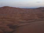 Wüste in der Dämmerung