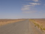Straße durch die Wüste