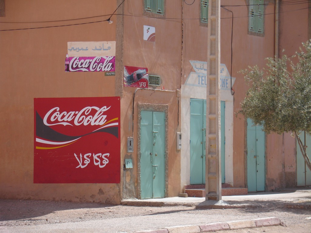 'Coca Cola' konnte ich bald auch auf arabisch lesen