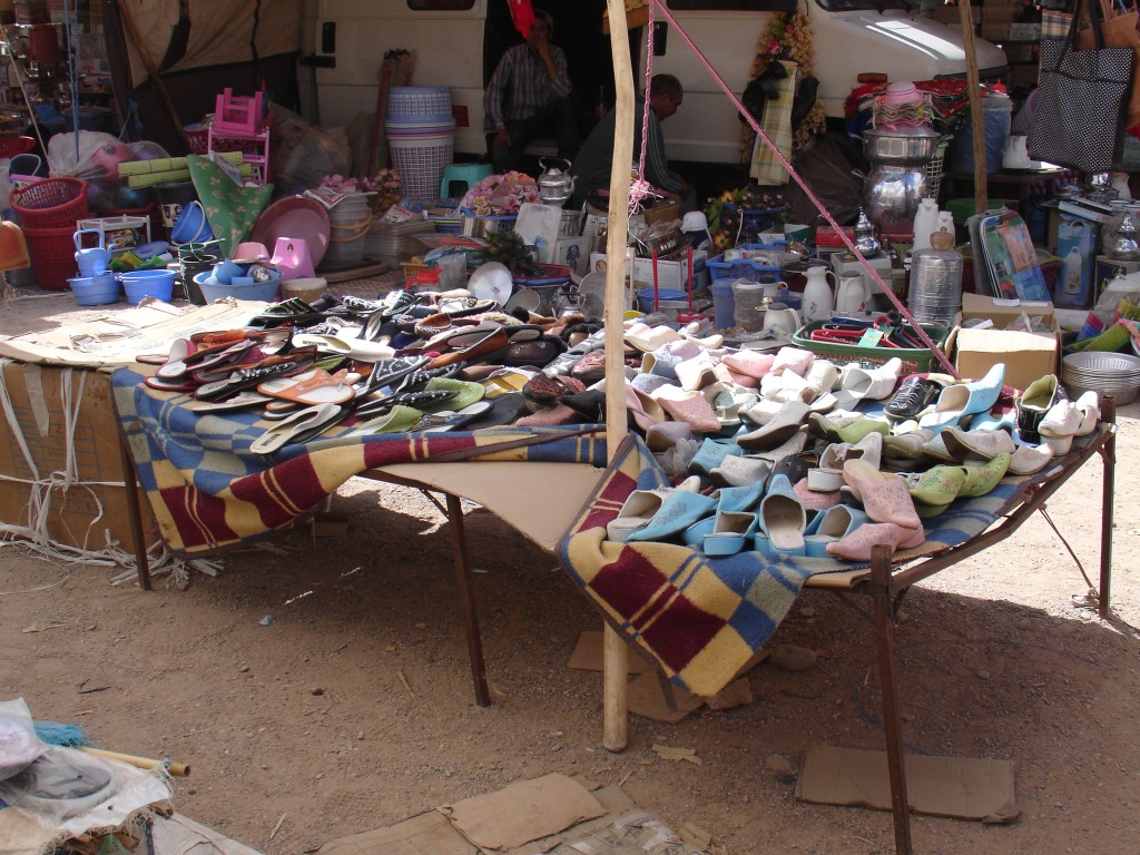 Und auch wenn man sich für Schuhe interessierte, wurde man auf dem Rosenfest fündig.