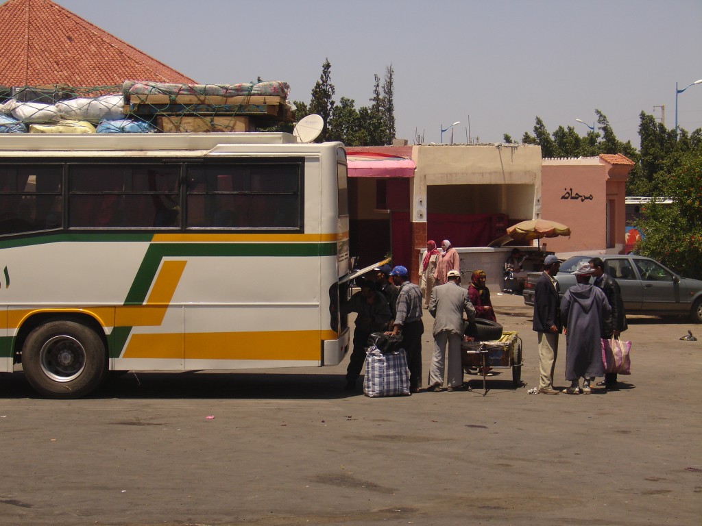 An meinem letzten Tag in Marokko bin bis Casablanca mit dem Bus gefahren.