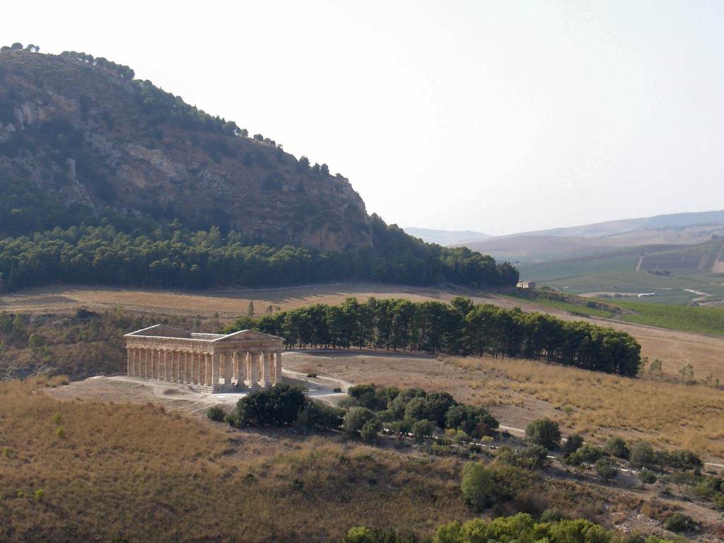 Segesta war eine Stadt der Elymer, der Tempel von Segesta wude nie komplett fertiggestellt.